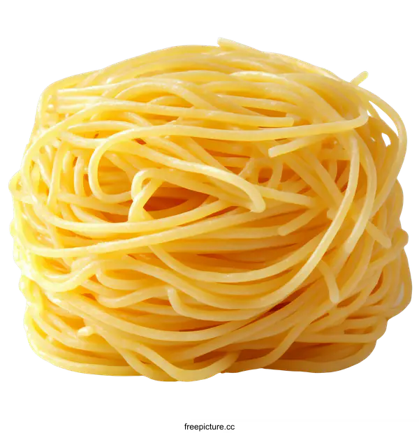 [Transparent Background PNG]Pile of Uncooked Spaghetti Pasta