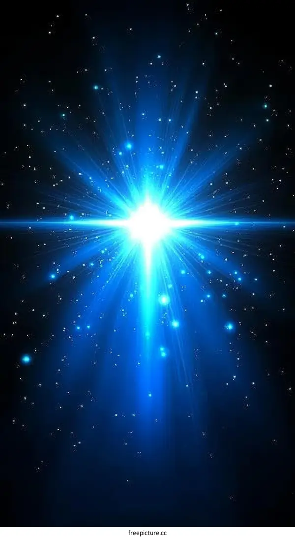 Abstract Light Burst Background Design