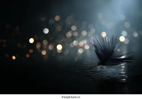 Mysterious Feather Art Photography