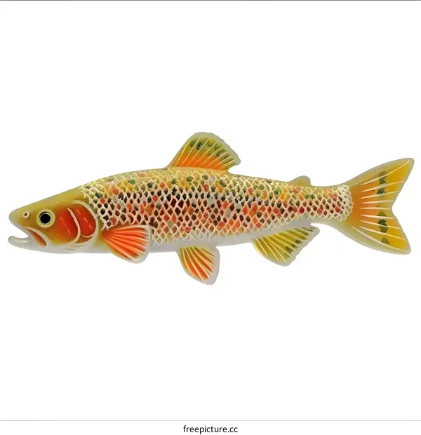 Golden Trout Illustration
