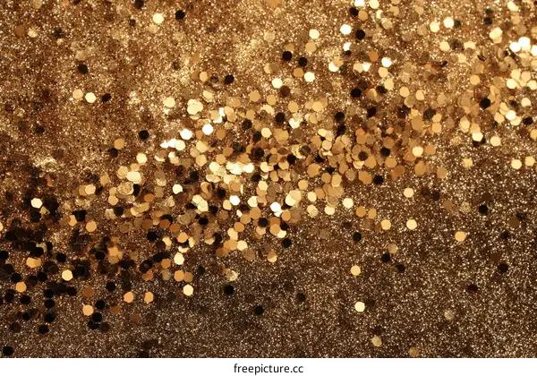 Golden Glitter Texture Background