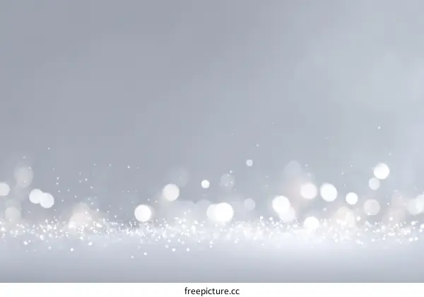 Silver Glitter Background for Festive Design