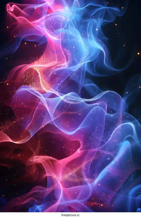 Colorful smoke background