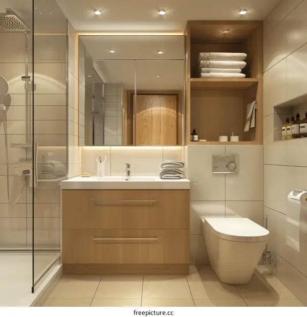 Modern Minimalist Bathroom Interior Design