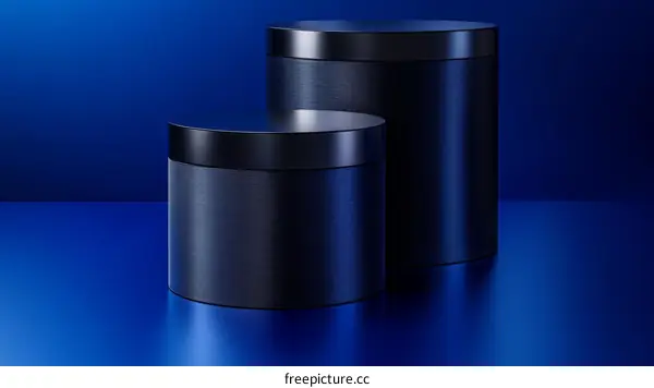 Modern Dark Blue Product Display