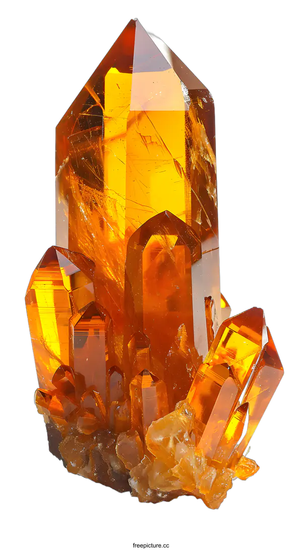 [Transparent Background PNG]yellow crystal