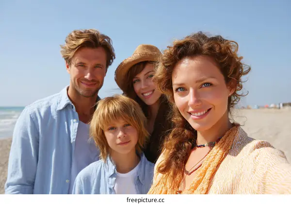 Family Portrait at the Beach