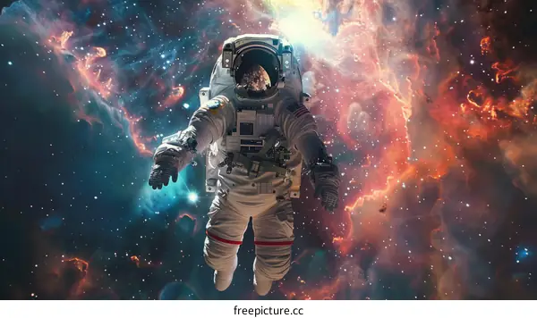 Astronaut Exploring the Wonders of the Cosmos