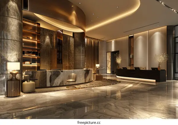 Luxury Hotel Lobby Interior Design