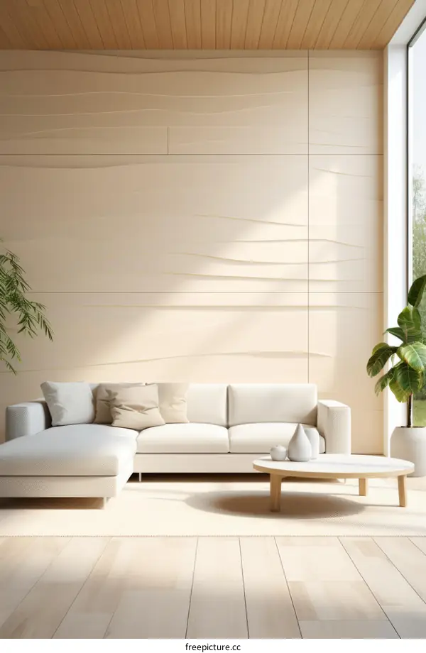 Bright Living Room With Modern Furniture