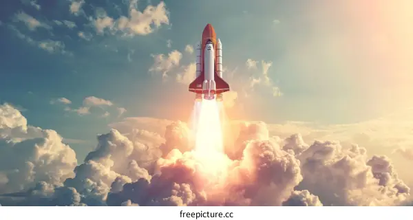 Space Shuttle Atlantis Launch