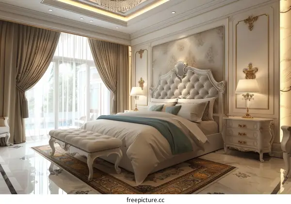Luxury European Bedroom Interior Design