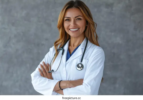 Confident Female Doctor Portrait