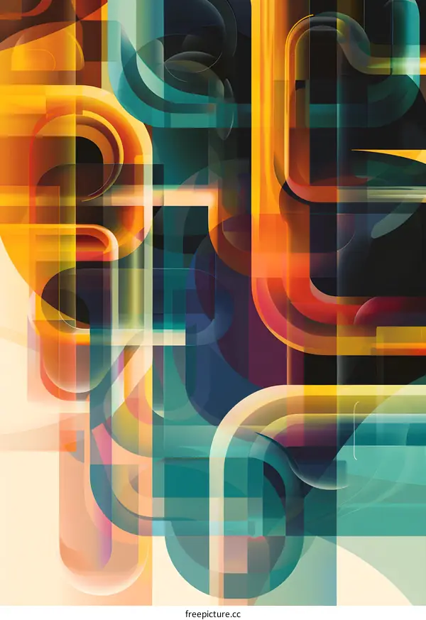 Abstract Geometric Shapes and Lines