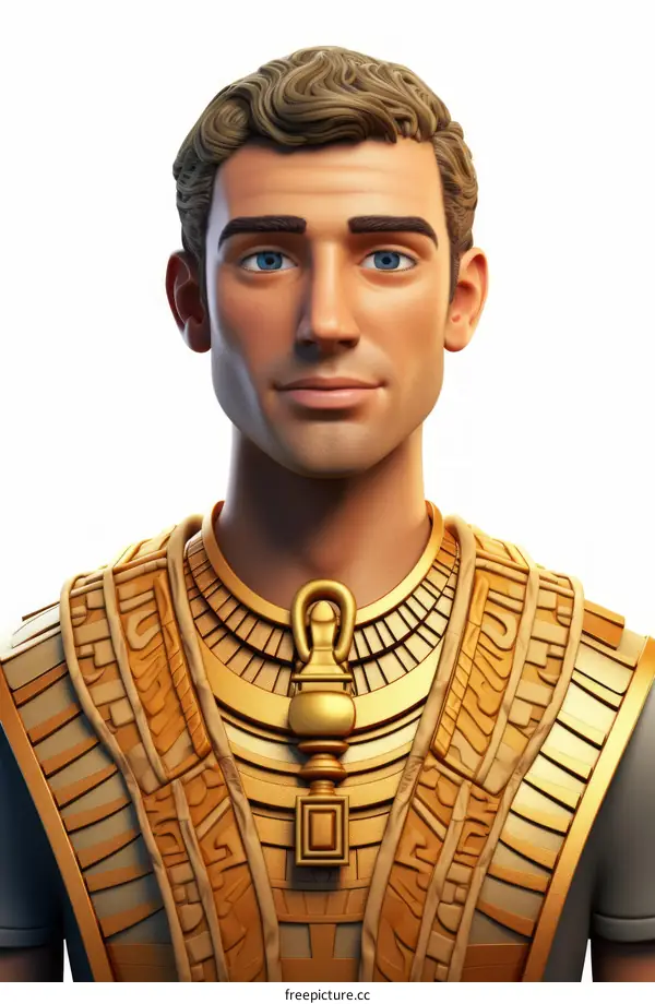 Portrait of a young Egyptian man