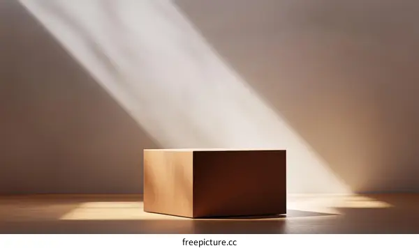 Modern Minimalist Wooden Display Pod