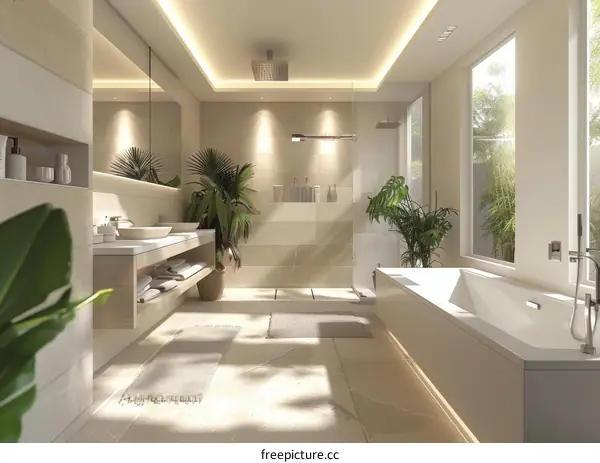 Modern Luxury Bathroom Interior Design