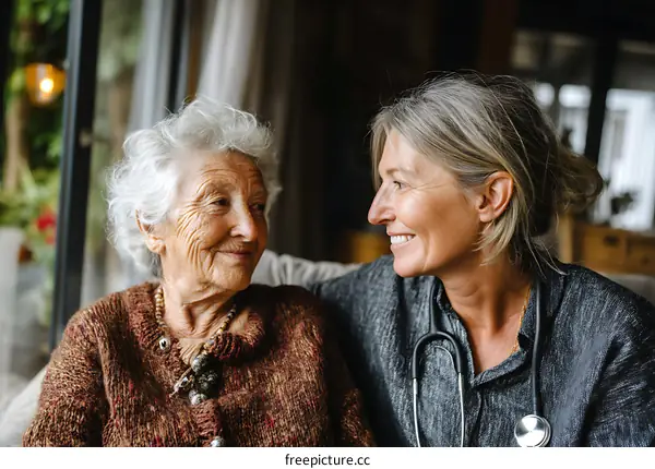 Elderly Caregiver and Patient Connection