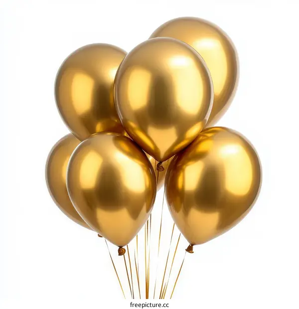 Golden Balloons Decoration for Celebrations
