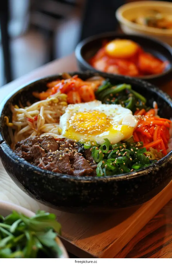 Korean Beef Bibimbap with Egg
