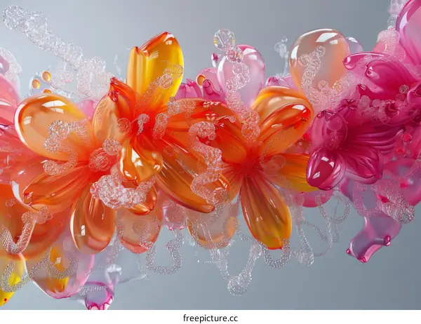 Colorful and Shiny Flowers