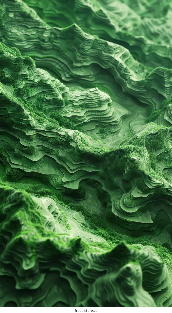 Rolling Green Hills Landscape