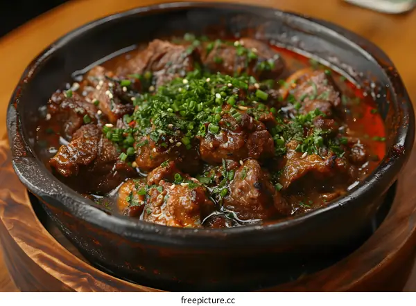 Stewed Beef Brisket in Earthenware Pot