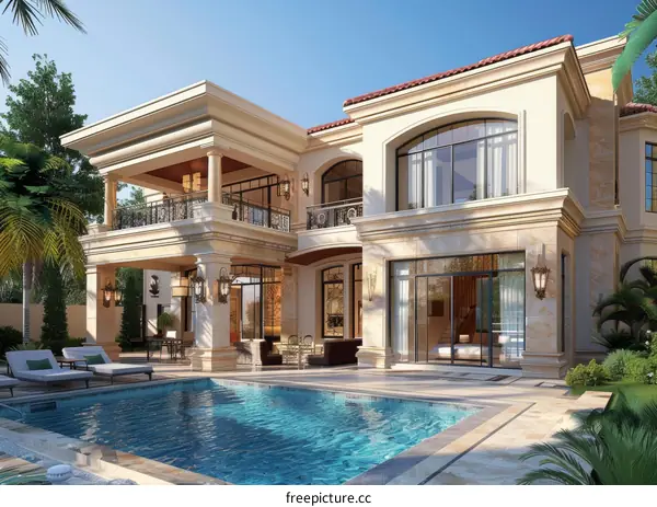 Luxury Waterfront Villa on Dubai's Palm Jumeirah Island
