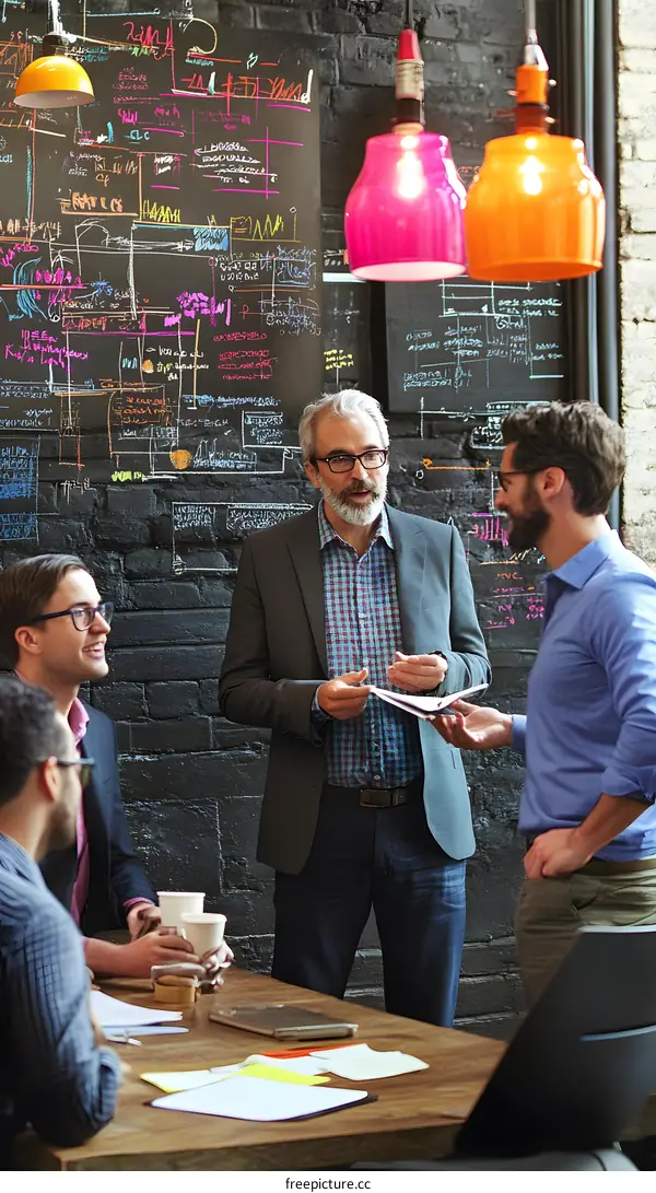 Group Of Business People Working Together In A Modern Office