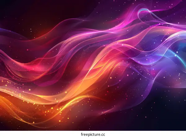 Vivid Hues of the Nebula's Embrace