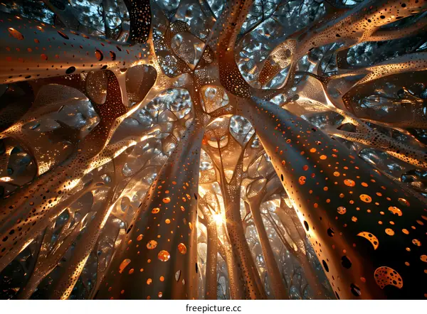 Abstract Forest Canopy