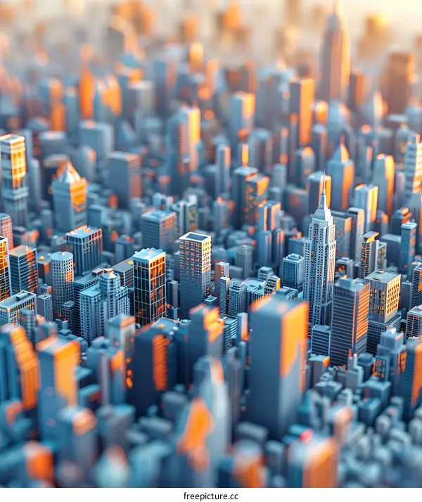 Empire State Building Miniature Cityscape