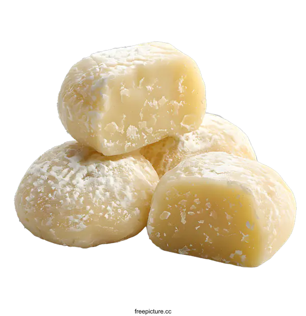 [Transparent Background PNG]Three pieces of mochi