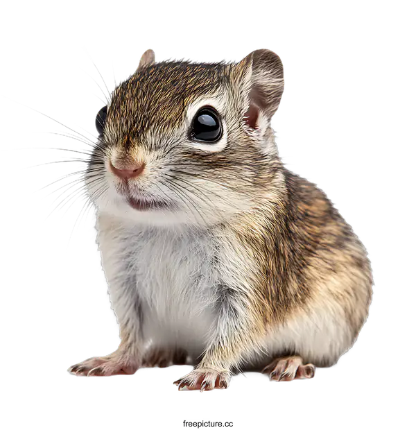 [Transparent Background PNG]Close-up of a Baby Chipmunk