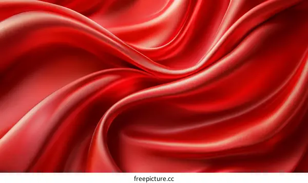 Red Silk Fabric Texture