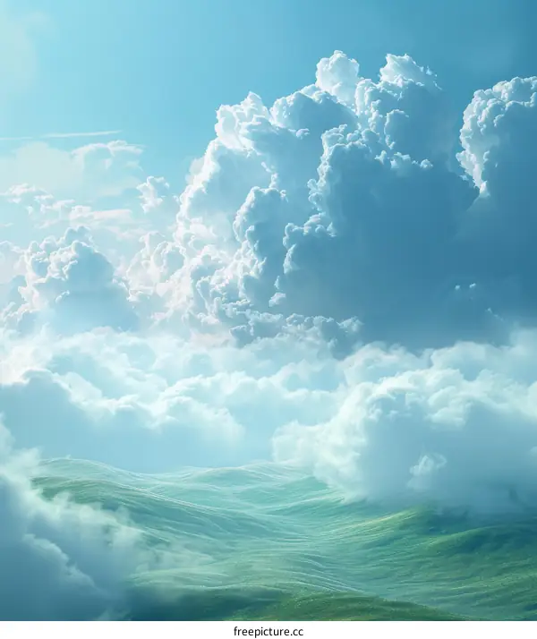 Mesmerizing Mountaintop Above the Clouds