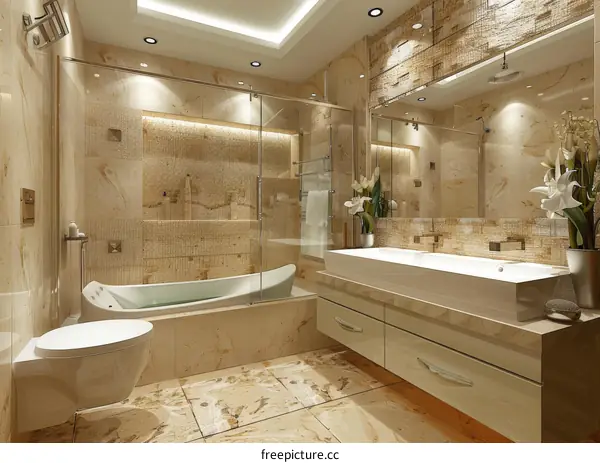 Luxury Modern Bathroom Interior Design