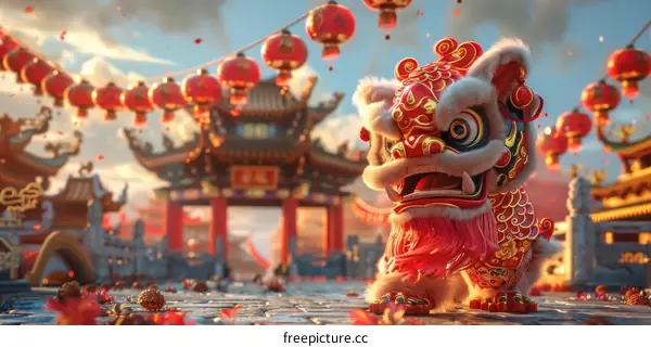 Lion Dance Performances in Chinese Culture