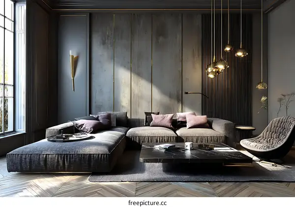 Modern Minimalist Living Room Interior Design