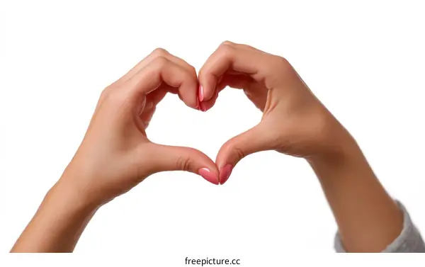 Heart Shape Formed by Two Hands