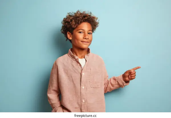 A Child Pointing to the Future