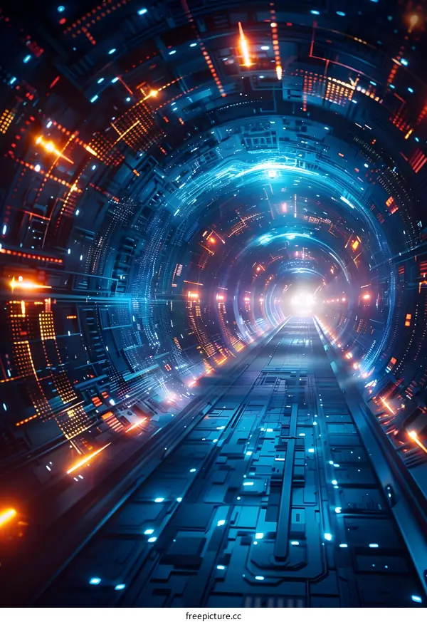 Digital Tunnel of Light