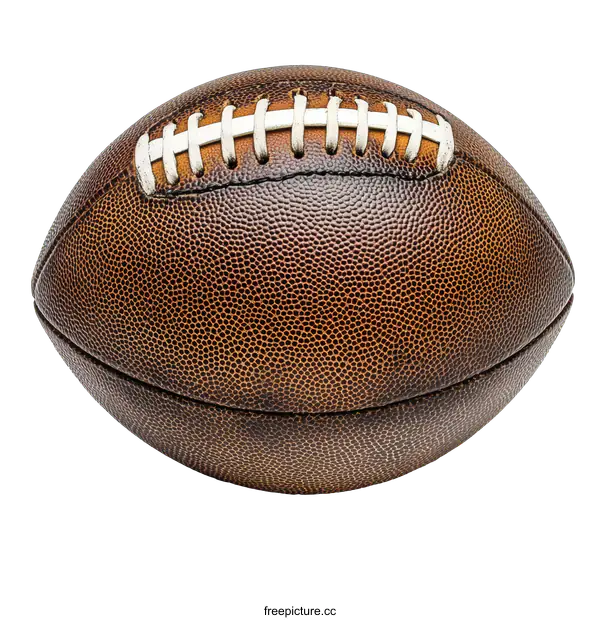 [Transparent Background PNG]Close-up of a Vintage American Football