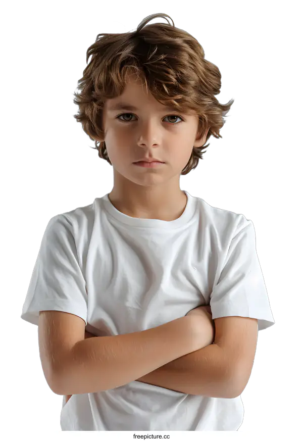 [Transparent Background PNG]Portrait of a boy