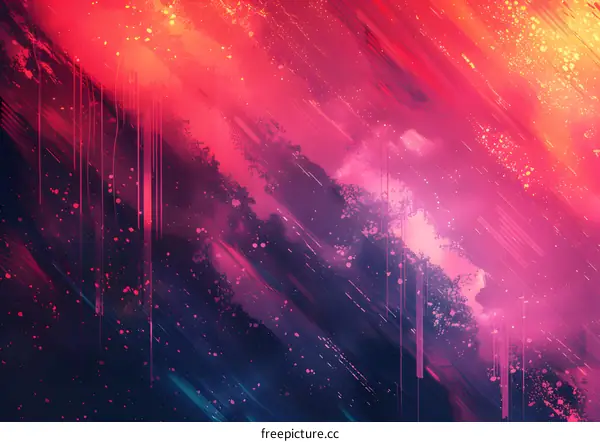 Colorful abstract painting