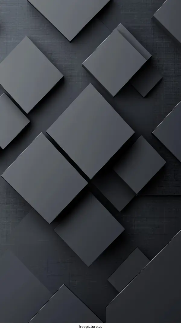 Abstract Geometric Pattern of Dark Squares