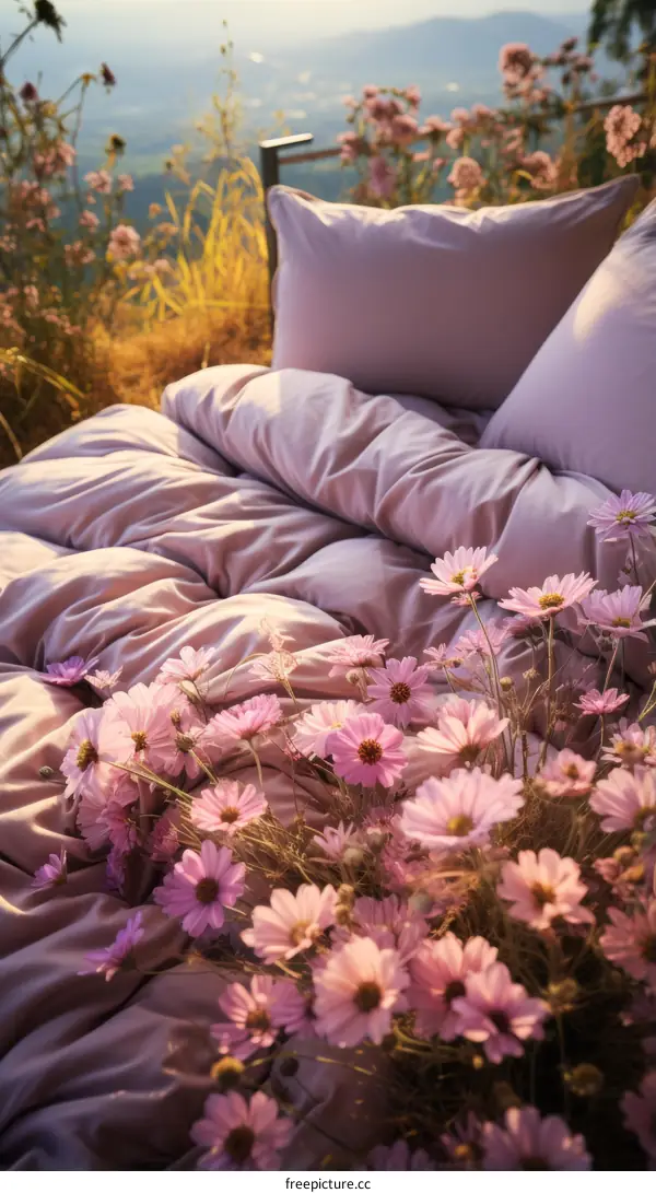 Bed of flowers