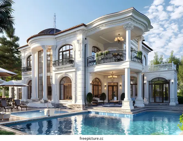 European-style villa