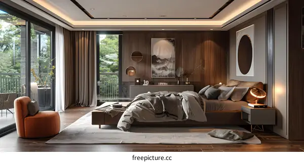 Modern bedroom interior design