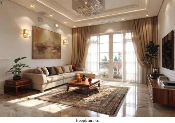 Luxury Modern Living Room Interior Design